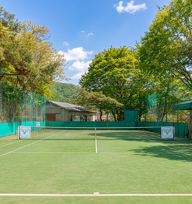 야외테니스코트